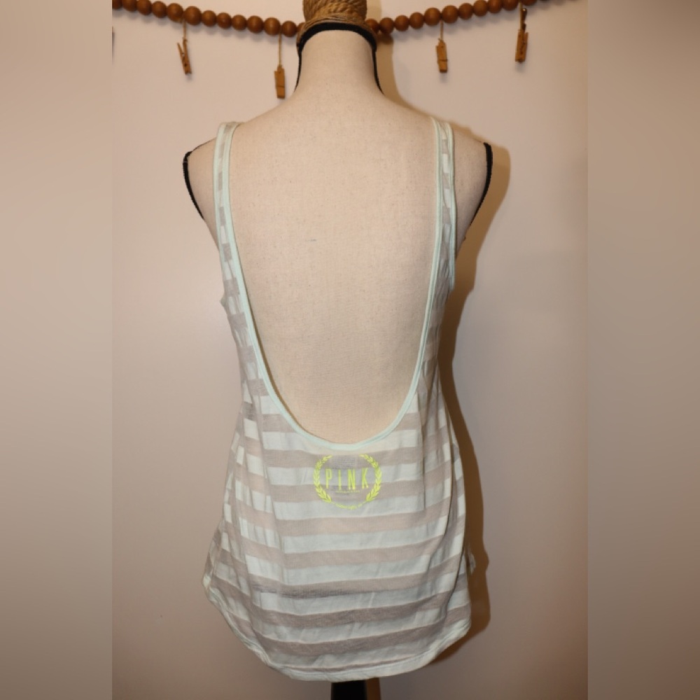PINK beach cover-up top extra low open back